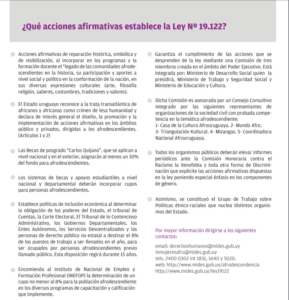 Acciones afirmativas