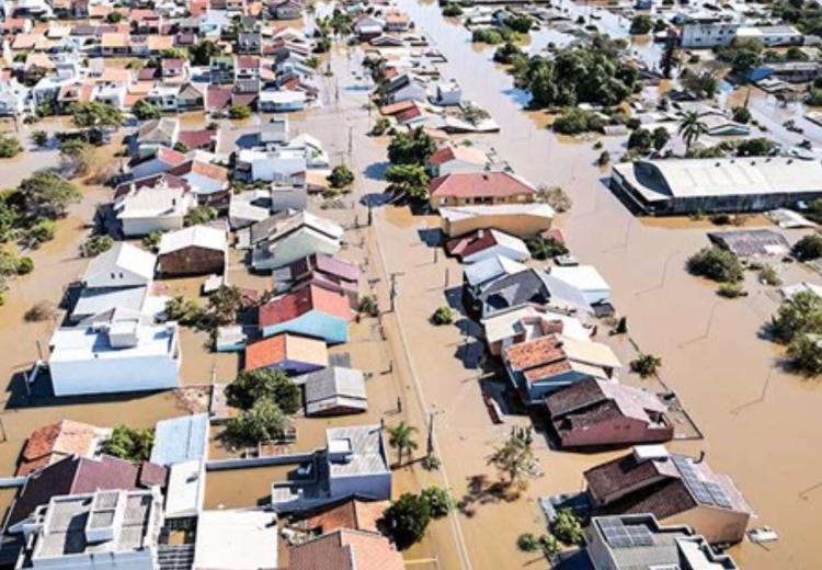 Inundaciones en el sur de Brasil